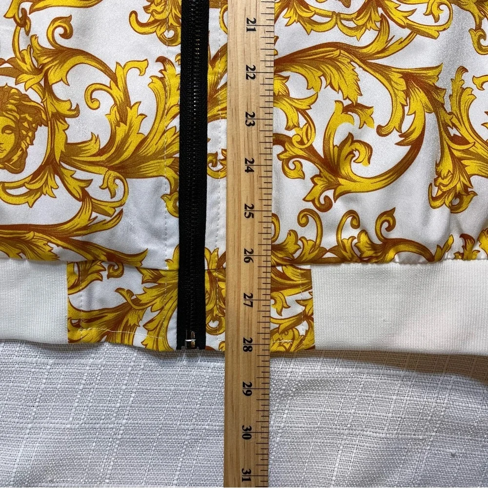 Shanbao Selection Women inspired print bomber jacket size missing is like large - Picture 9 of 9